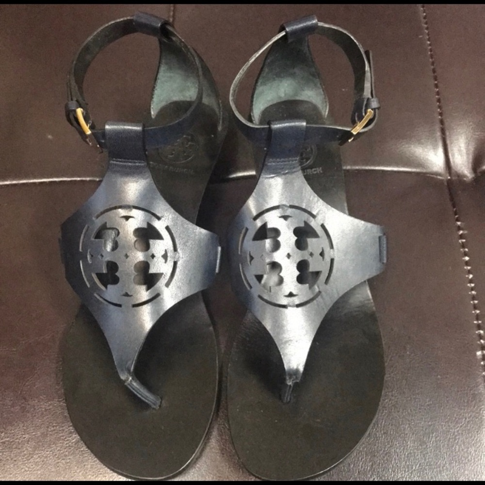 Tory Burch sandals w/2” wedge - excellent